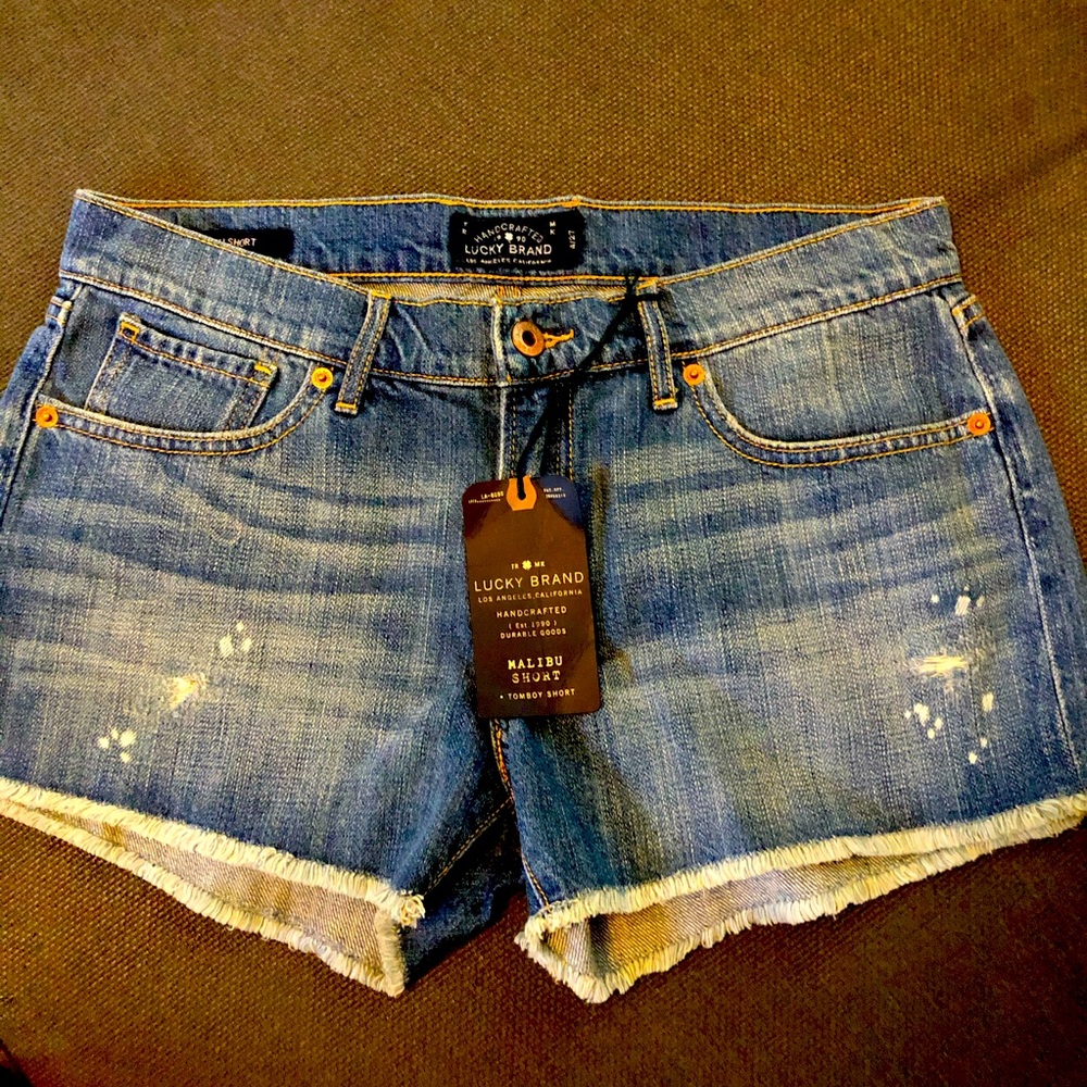 Darling Lucky Brand  “”Malibu “ tomboy shorts